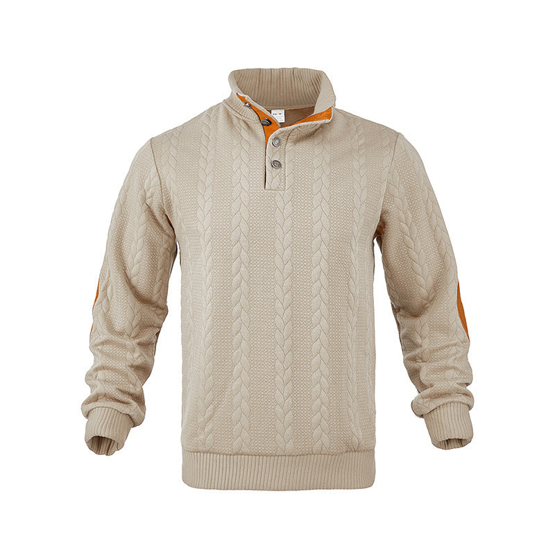 Herren Pullover Strick Modern Klassisch Mit Kontrastdetails