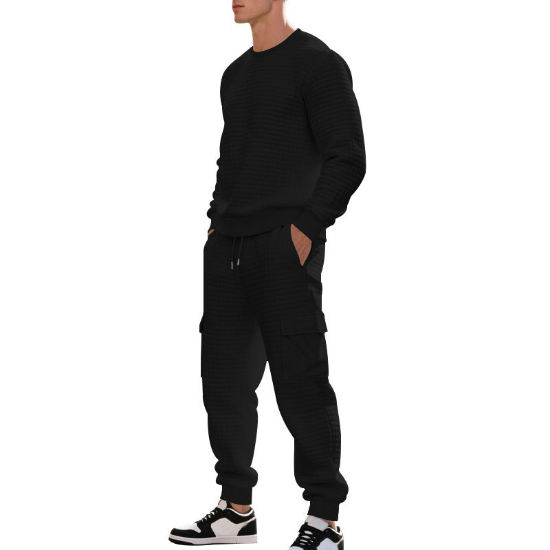 Herren Sweat-Set Cargo-Style atmungsaktiv mit Taschen