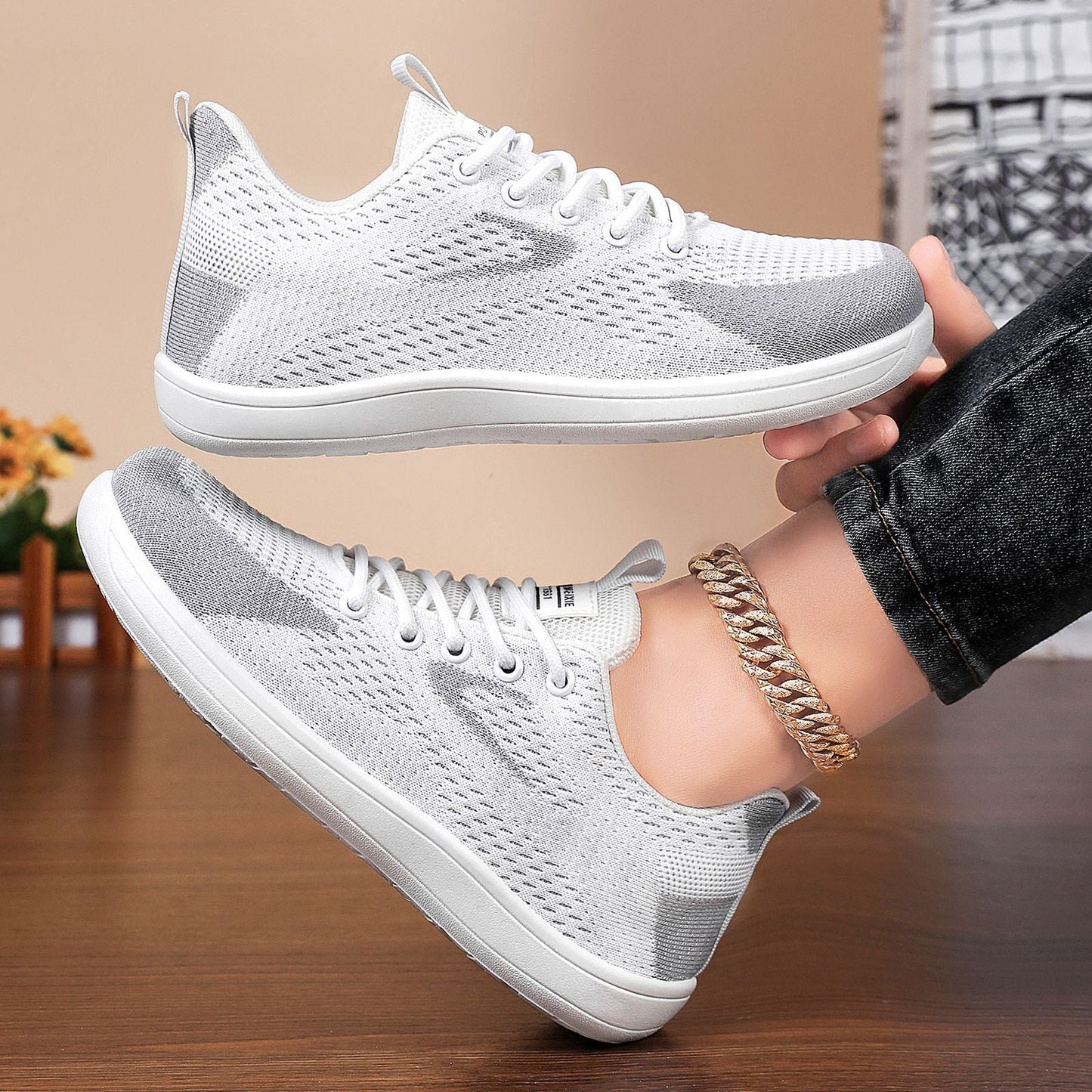 Damen Sportschuhe Leicht Atmungsaktiv Flexibel