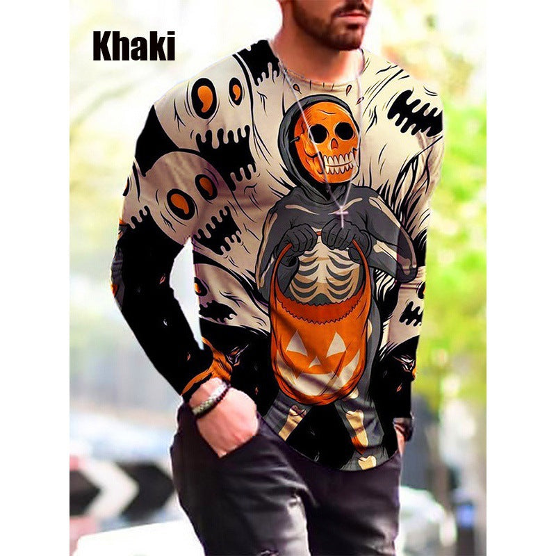 Halloween Langarmshirt Herren Gruselig Berlin Style