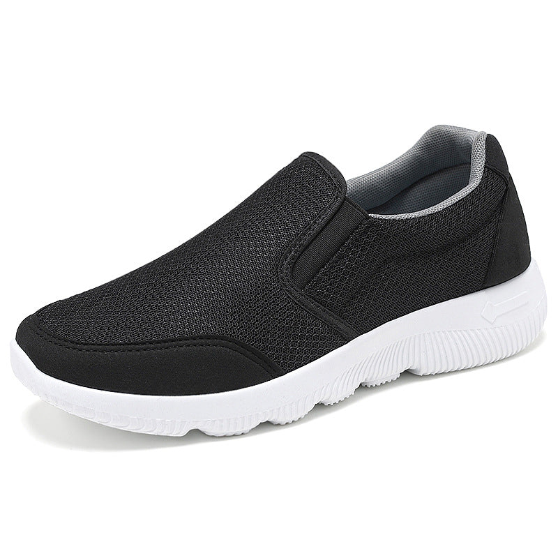 Damen Freizeitschuhe Bequem Slip-On Atmungsaktiv Netzschnürer