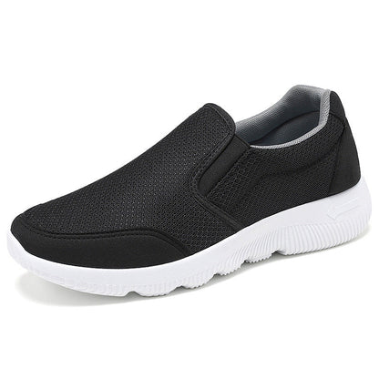 Damen Freizeitschuhe Bequem Slip-On Atmungsaktiv Netzschnürer