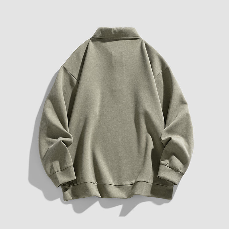 Herren Poloshirt Oversized Lässig mit Kragen Modern