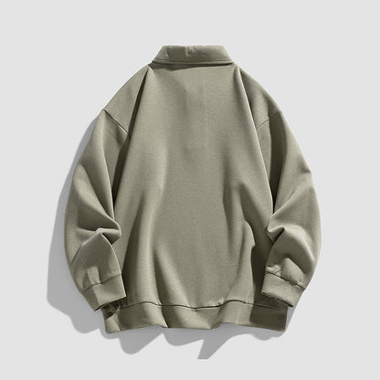 Herren Poloshirt Oversized Lässig mit Kragen Modern