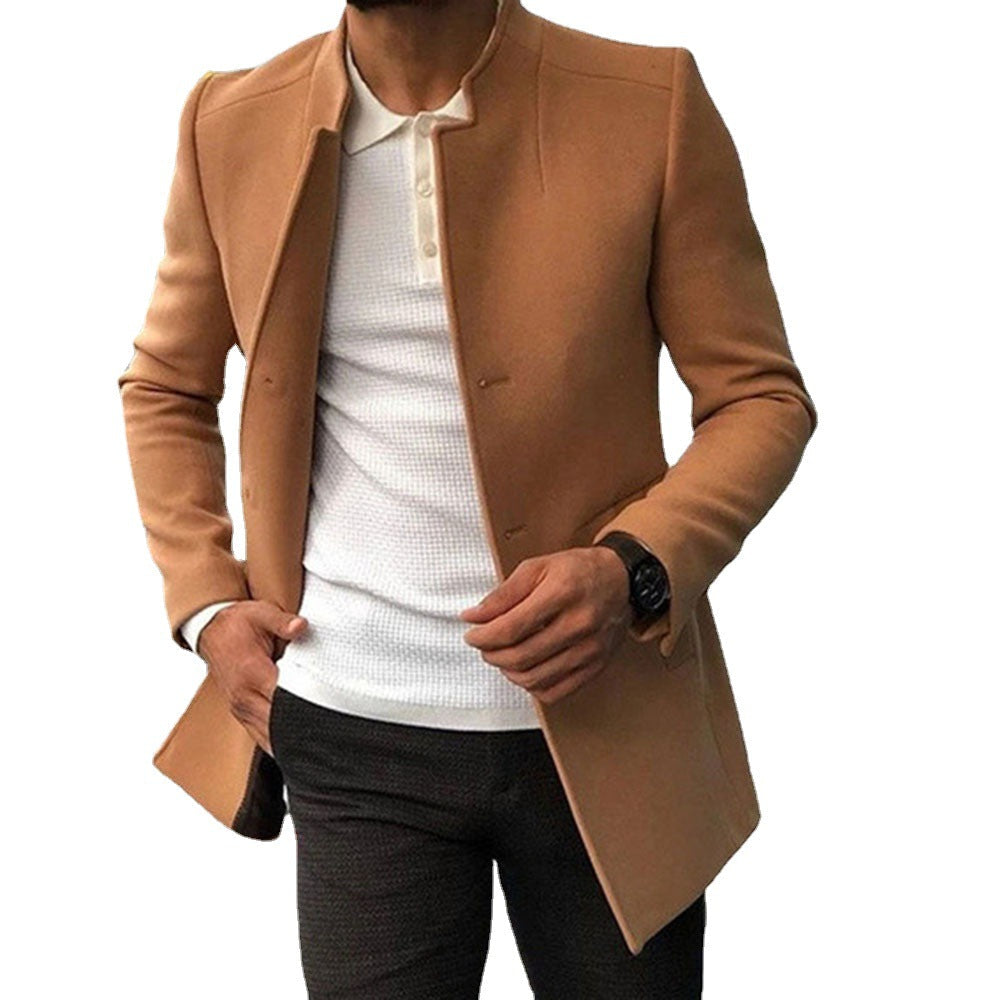 Herren Blazer Moderner Schnitt Elegant Schwarzer Anzug