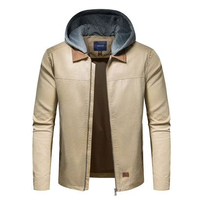 Herren Outdoor-Jacke mit abnehmbarer Kapuze Funktionell