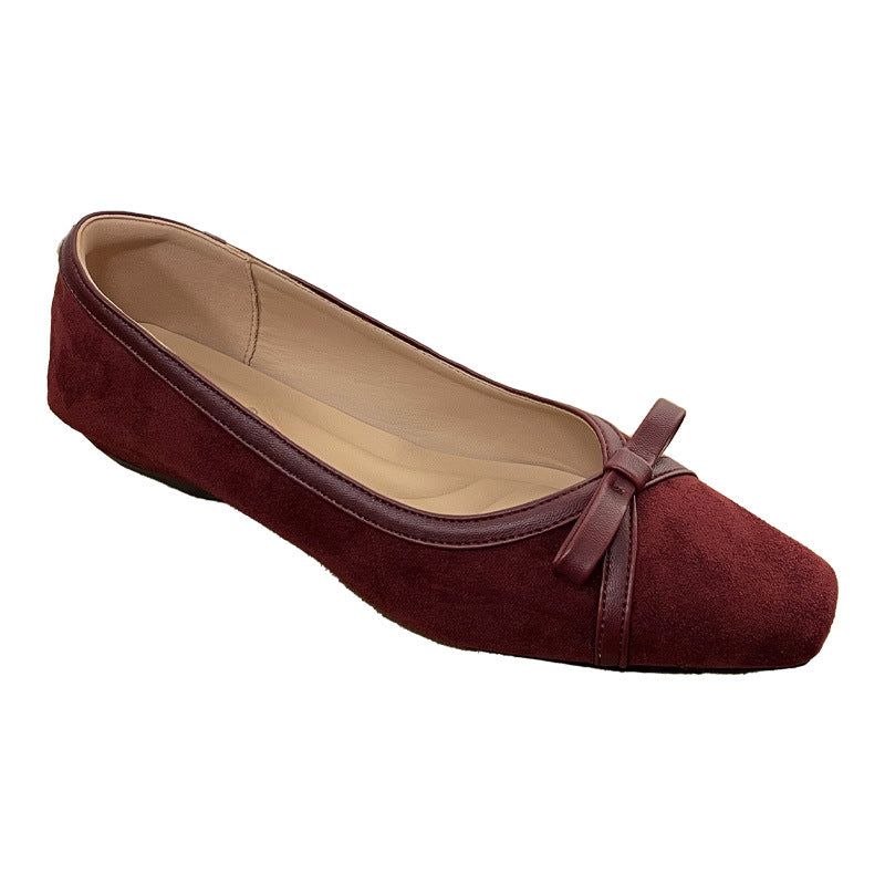 Damen Ballerinas Weich Schleife Elegante Modische