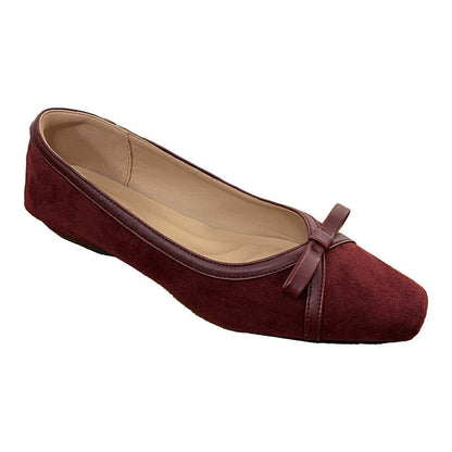Damen Ballerinas Weich Schleife Elegante Modische