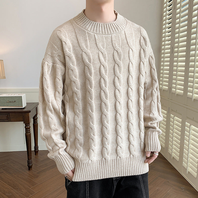 Herren Pullover Grobstrick Modern Berlin Stil