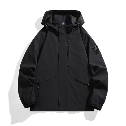 Wasserfestes Outdoor-Jacket Herren Regenjacke Funktionell