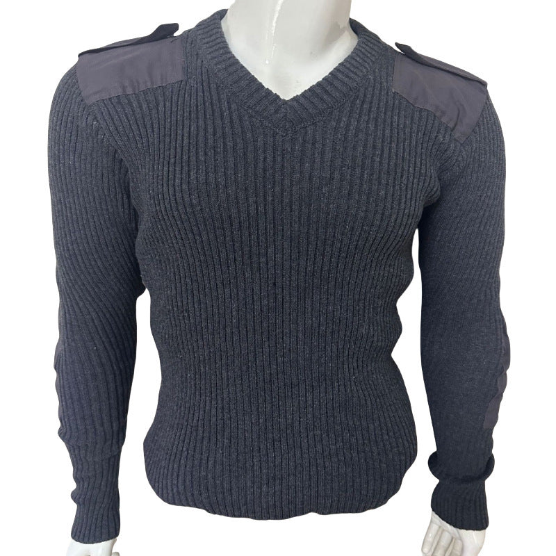Herren Strickpullover V-Ausschnitt Modern Style