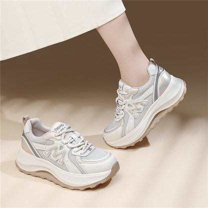 Damen Sneaker Chunky atmungsaktiv Stoßdämpfend Mode