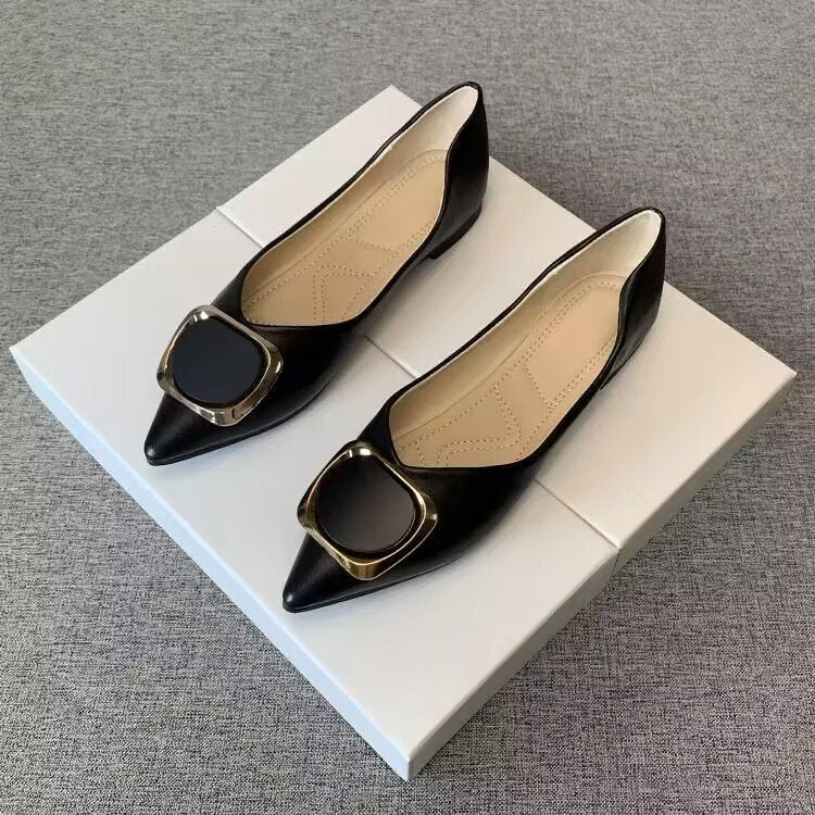 Elegante Damen Ballerinas mit Schmuckdetail Komfortabel - BerlinGlamour