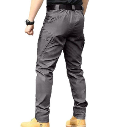 Herren Cargo-Hose Verstellbar Mit Tiefen Taschen