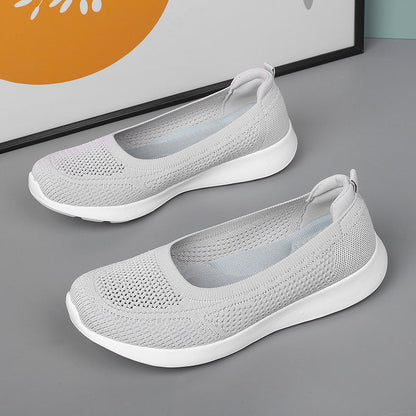 Damen Schuhe Slip-On atmungsaktiv beige Komfort