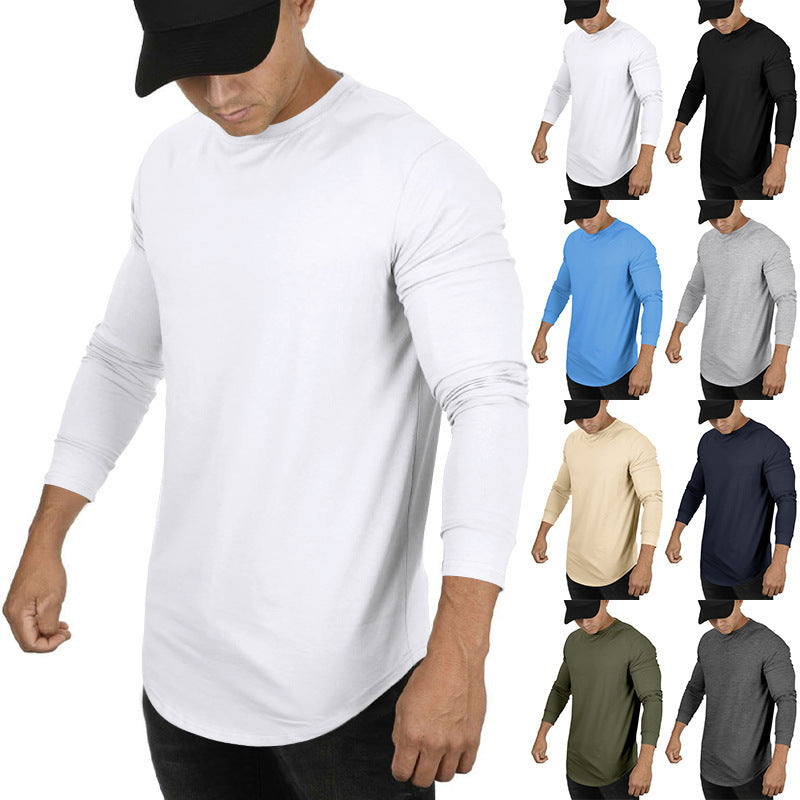 Herren Langarmshirt Modern Atmungsaktiv Slim Fit - BerlinGlamour