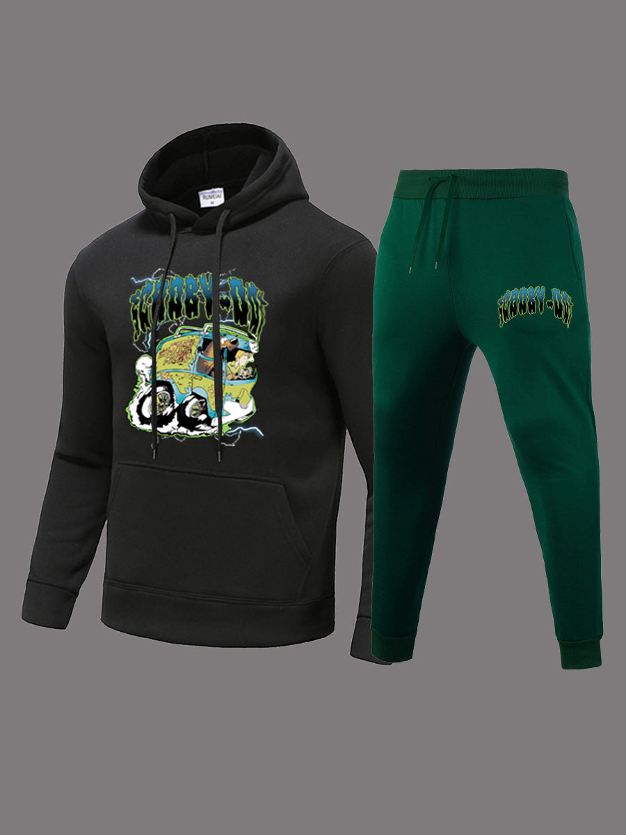 Herren Jogginganzug Bequem Grafikdesign Modern Sportlich