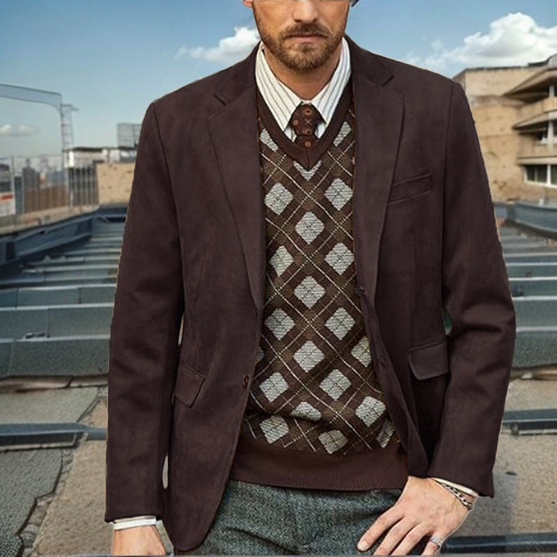 Herren Blazer Anzug Modern aus feiner Wolle