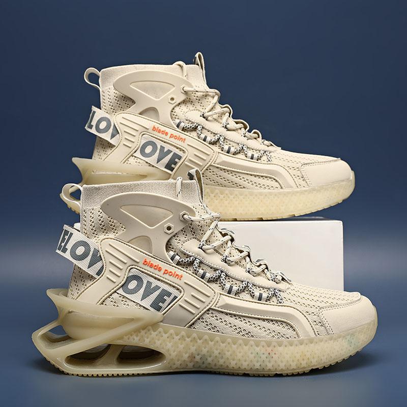 Damen Sportschuhe High-Top Sneaker mit Dämpfung