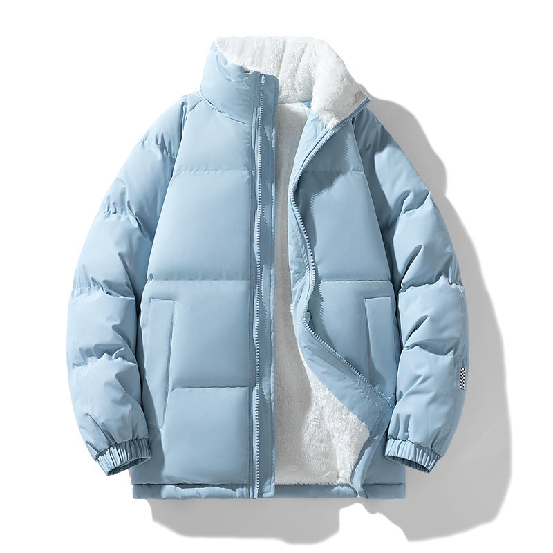 Herren Steppjacke Warm Isoliert Hochkragen