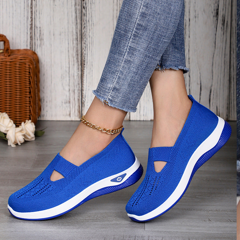 Damen Slipper Atmungsaktiv Elastisch Komfortabel