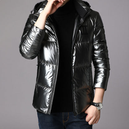 Herren Daunenjacke Leicht Stilvoll Warm