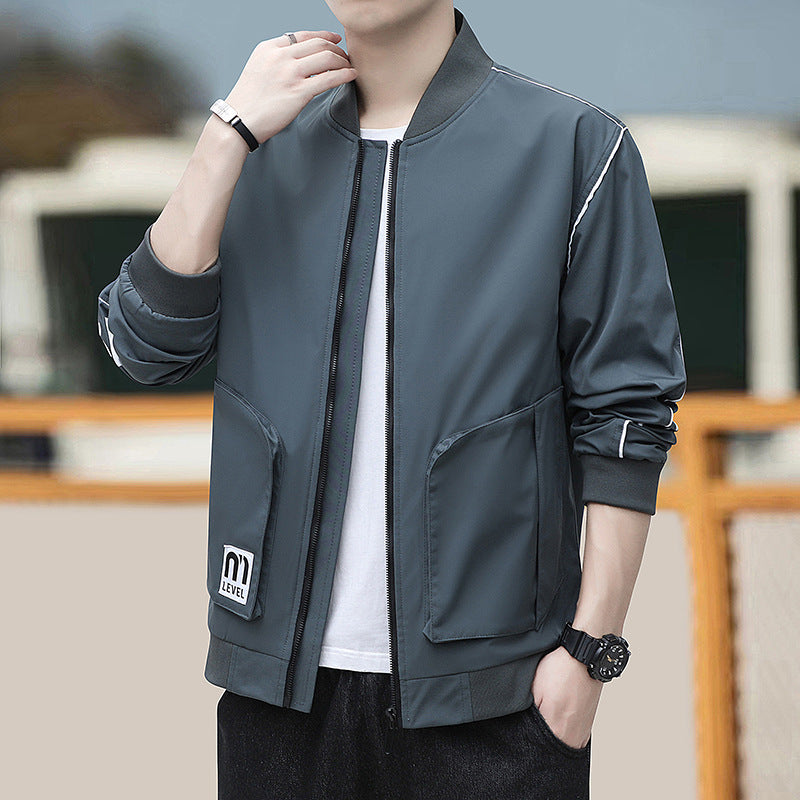 Herren Sportjacke Leicht Elastisch Funktionale Taschen - BerlinGlamour