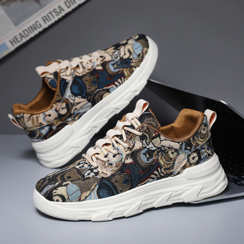 Damen Sneaker Sportlich Bunt Laufsohle Rutschfest - BerlinGlamour
