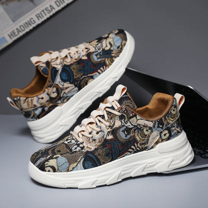 Damen Sneaker Sportlich Bunt Laufsohle Rutschfest - BerlinGlamour