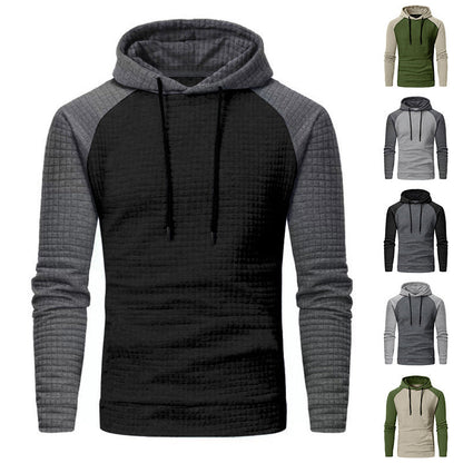 Herren Kapuzenpullover Strukturiert Baumwolle Modern - BerlinGlamour