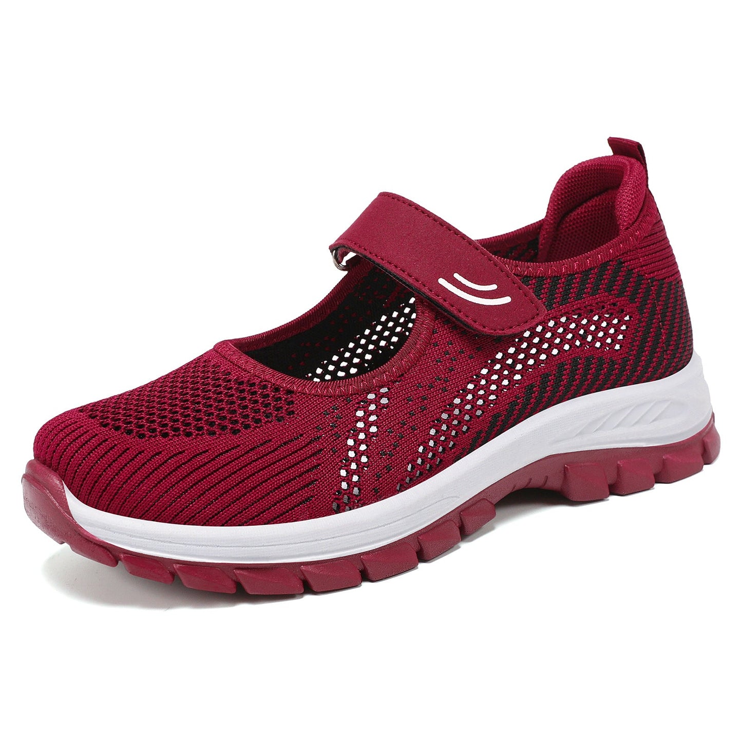 Damen Fitness-Schuhe Atmungsaktiv mit Klettverschluss Sportlich
