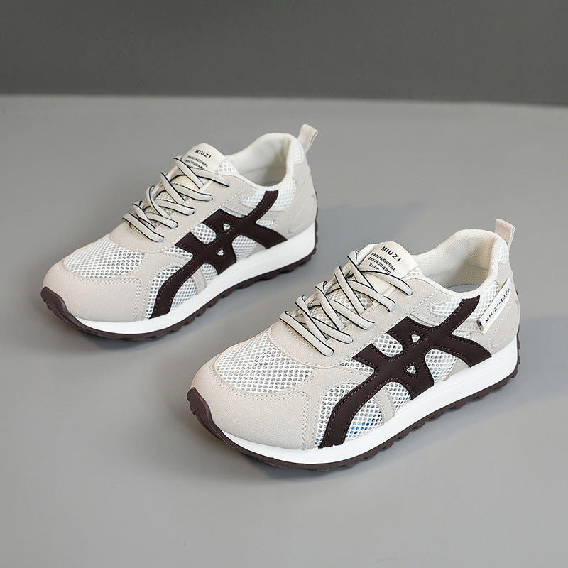 Damen Laufschuhe atmungsaktiv Mesh Sohle Dämpfung