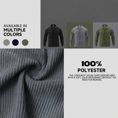 Herren Freizeitshirt Weich Komfort Taschen Sportlich