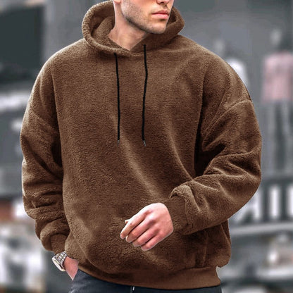 Herren Fleece Hoodie Weich Warm Sportlich