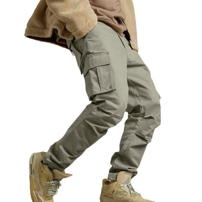 Herren Cargo-Hose Multifunktions-Taschen Elastisch