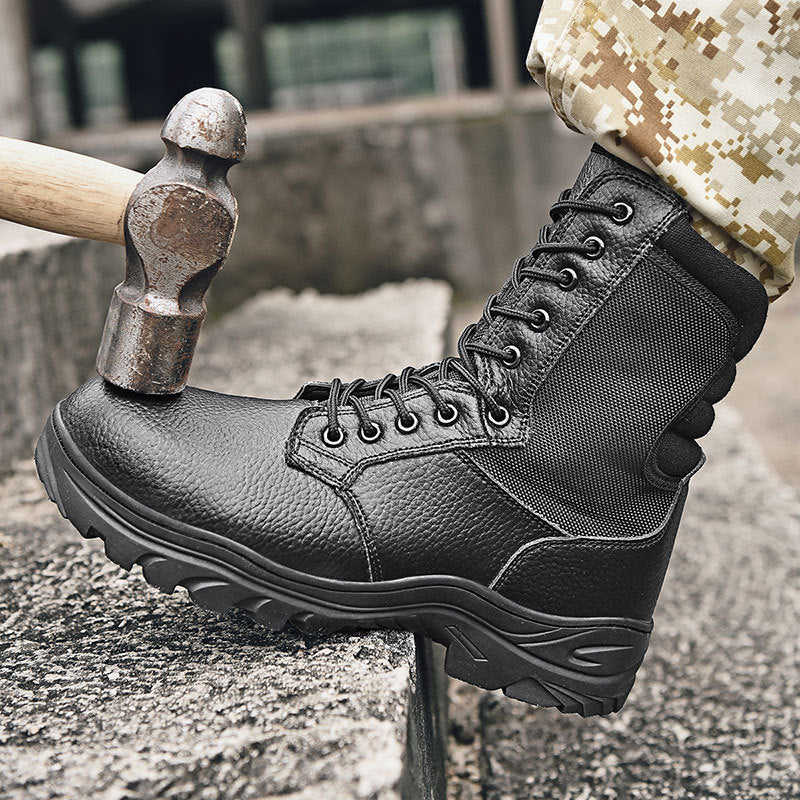 Damen Stiefel Robust Outdoor Tactical Schwarz