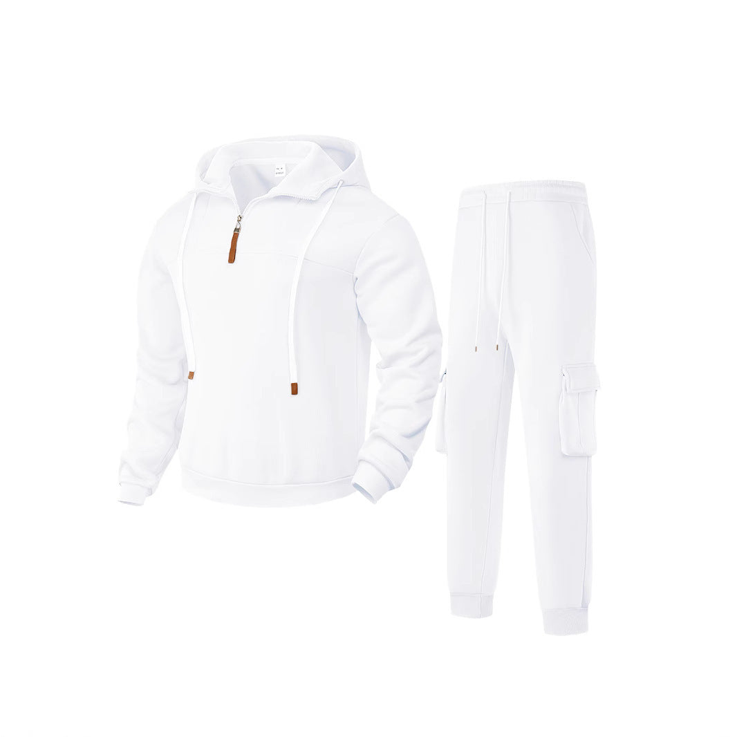 Herren Jogginganzug Sportlich Modern Reißverschluss Taschen