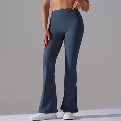 Fitnesshose Damengröße mit Hochem Bund Formende Leggings
