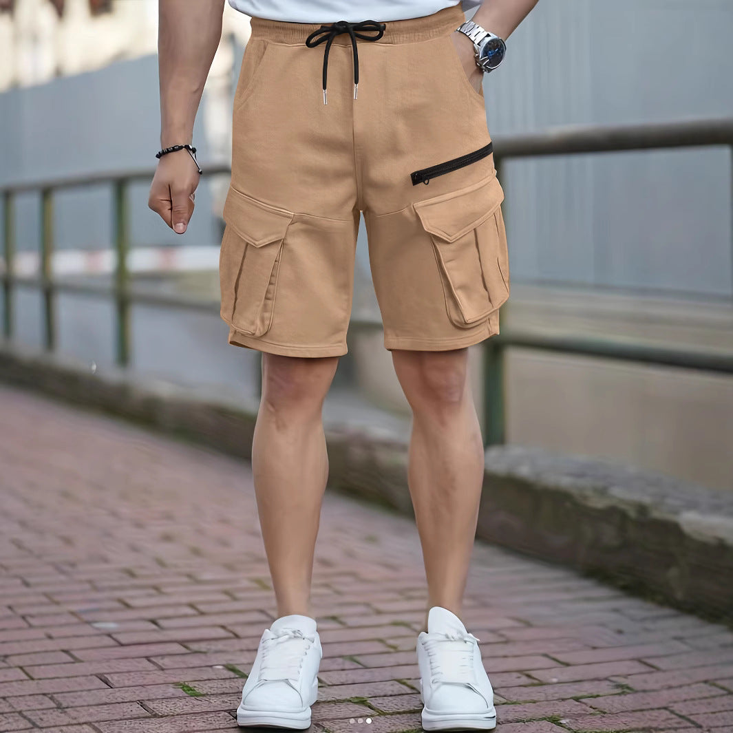 Herren Cargo Shorts Funktionale Mehrfachtaschen Shorts