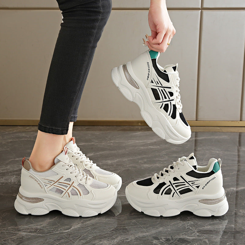 Damen Sneaker Chunky bequem atmungsaktiv Komfort Schuhe