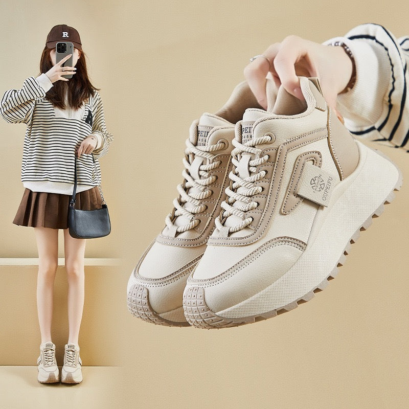 Damen Sneaker Warmfutter Rutschfeste Sohle Winter - BerlinGlamour