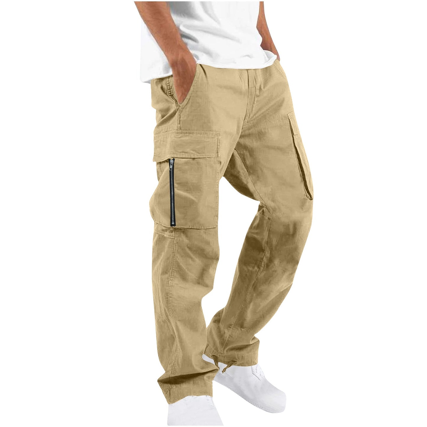 Herren Cargo-Hose Bequem Multi-Taschen Trendig