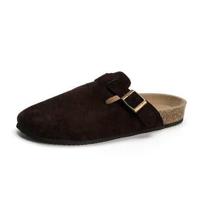 Damen Clogs Bequem mit Riemchen Schuhe Sommer