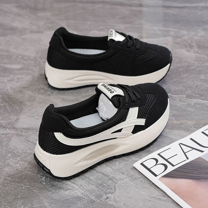Damen Sport-Sneaker Bequem Atmungsaktiv Laufsohle Dämpfung