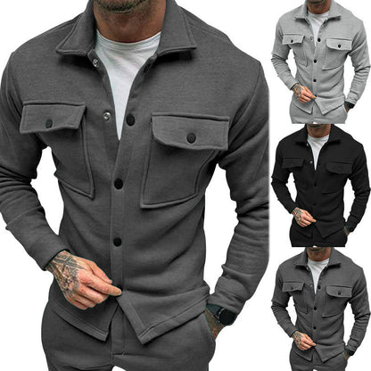 Herren Outdoor Jacke Praktisch Modern Mit Taschen - BerlinGlamour
