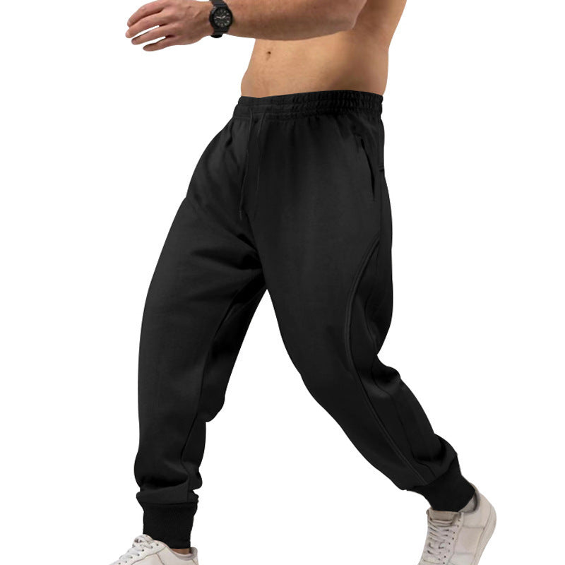 Herren Sportswear Jogginghose Elastisch Mit Reißverschlusstaschen
