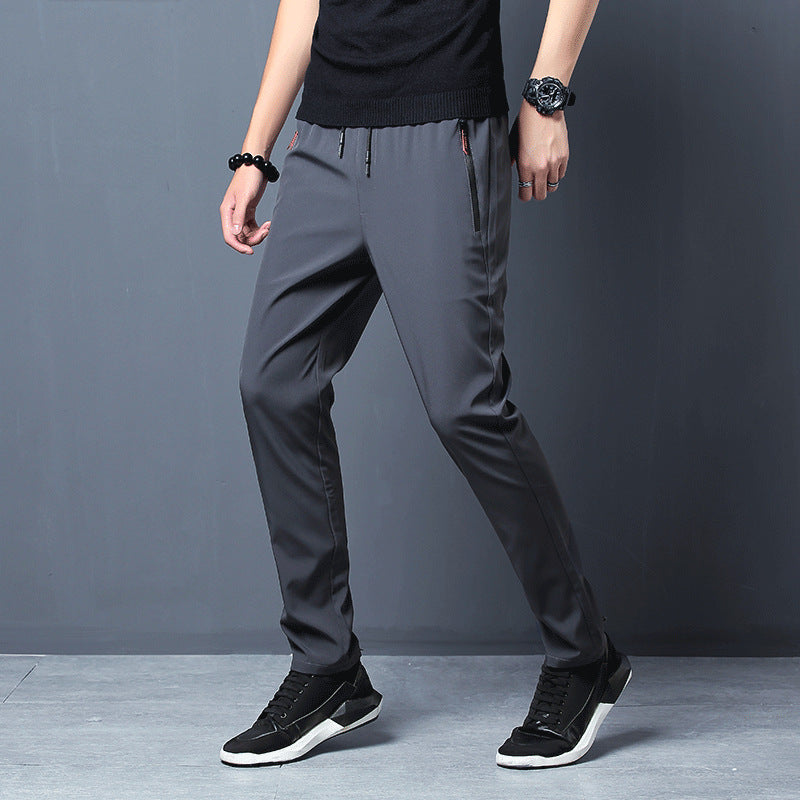 Herren Freizeithose Sportlich mit Reißverschlusstaschen - BerlinGlamour