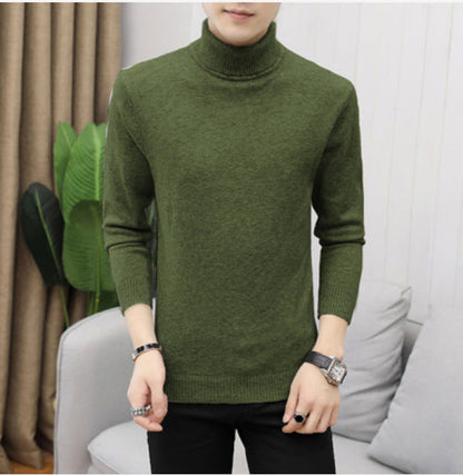 Herren Rollkragenpullover Baumwolle Hochwertig Elegannt