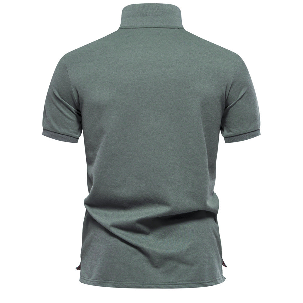 Herren Poloshirt Floral Klassisch Berlin Stil