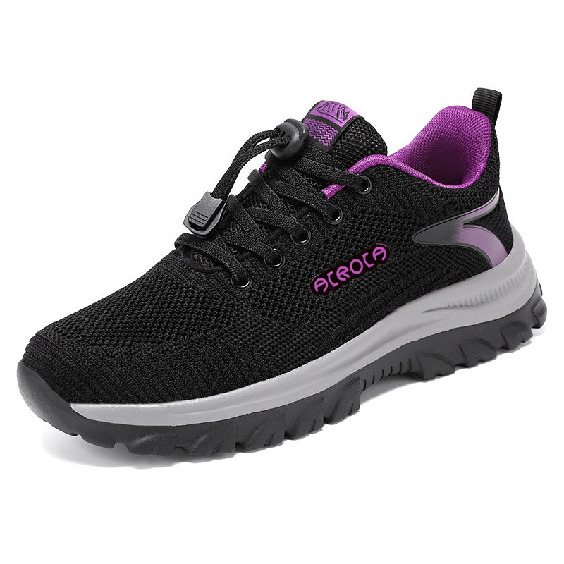 Damen Laufschuhe Sportlich Flexibel Schnellschnürsystem